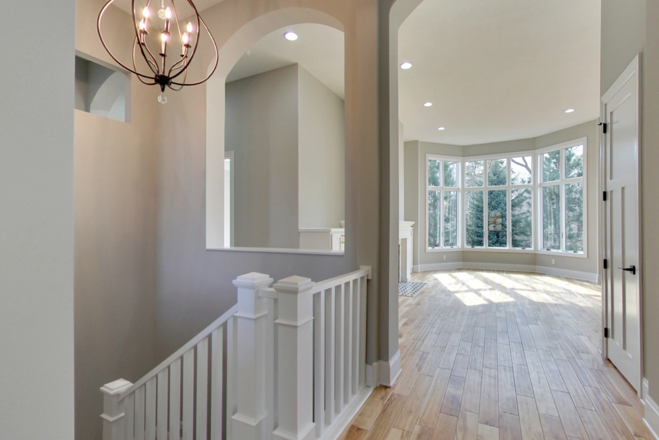 1949 Fulham — entry hall, after completion