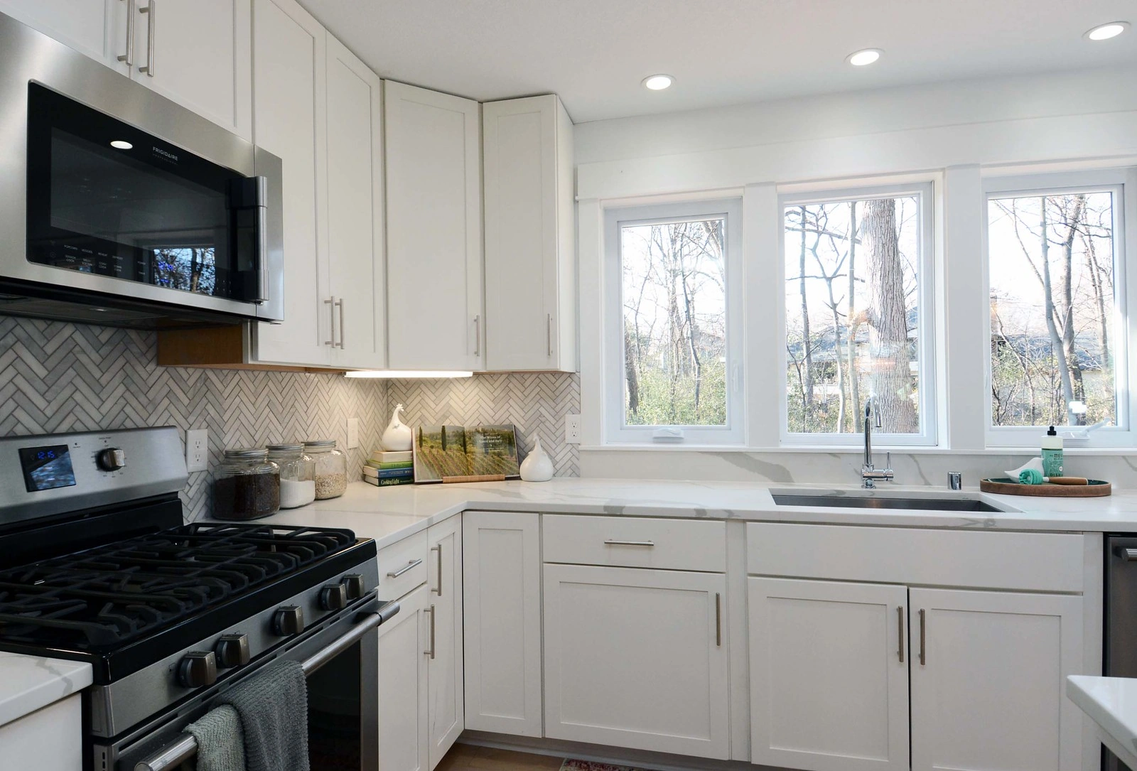 8132 Lea Road — kitchen, after completion